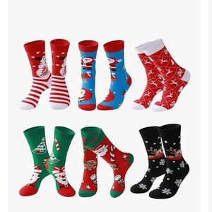 Christmas 🎄 Men's Festive Socks Set - Multicolor 6 different styles